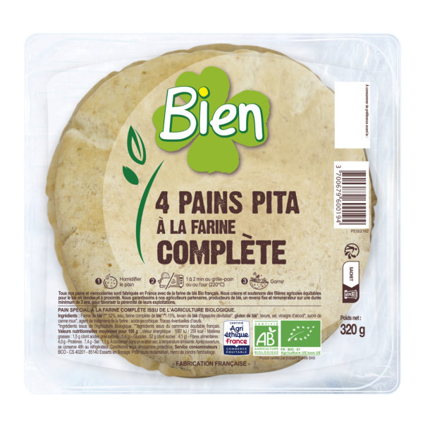 PAN PITA INTEGRAL BIEN 320G