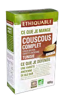 CUSCUS INTEGRAL 400G - ETHIQUABLE