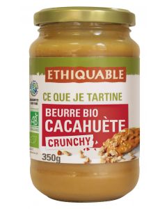 CREMA CACAHUETE CRUNCHY 350G - ETHIQUABLE