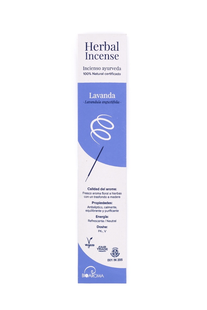 INCENSO LAVANDA 12UD - BIOAROMA