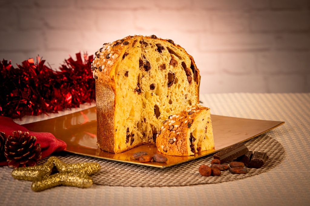 PANETTONE CHOCOLATE VALRHONA ARGIBAY 500G.