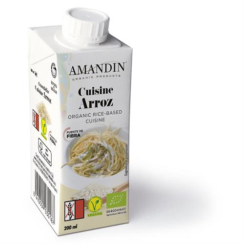 CREMA ARROZ COCIÑA AMANDIN 200ML