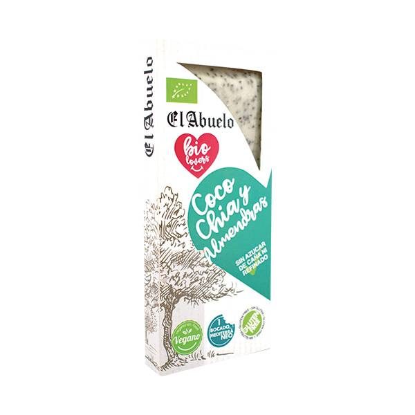 TURRON VEGANO COCO CHIA 200G - EL ABUELO