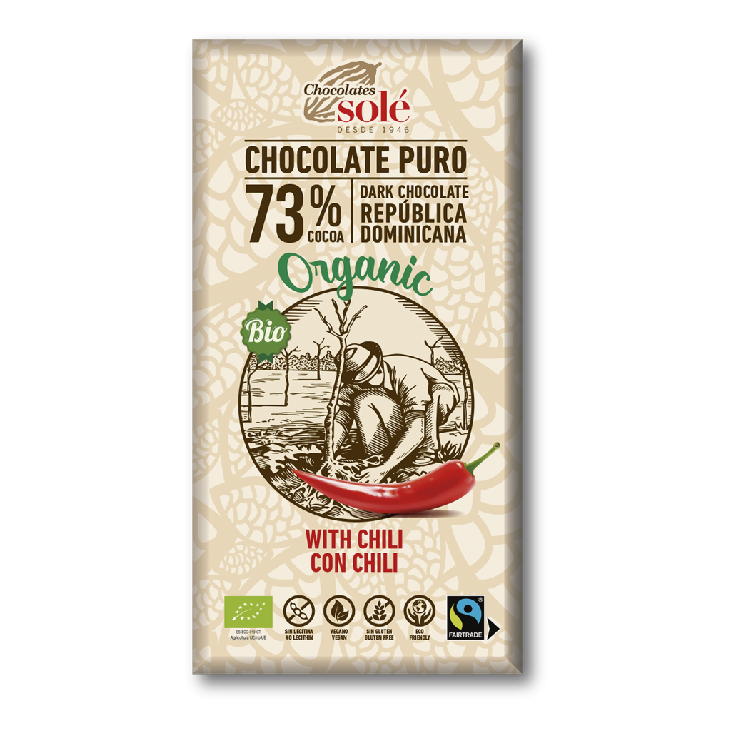 CHOCOLATE NEGRO CHILI SOLÉ 100G