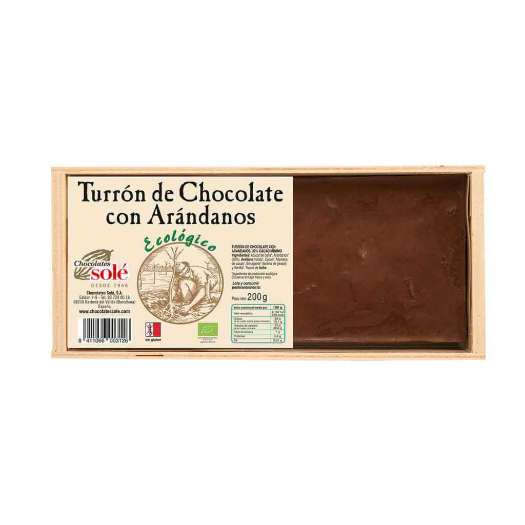 TURRÓN CHOCOLATE ARANDO SOLÉ 200G