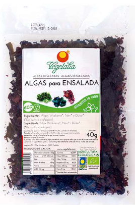 ALGAS ENSALADA VEGETALIA 40G