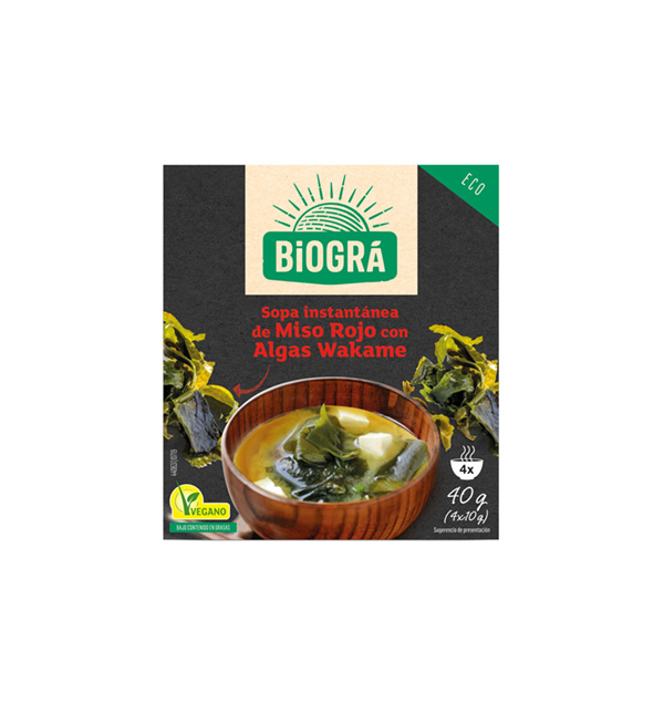 SOPA MISO VERMELLO ALGAS BIOGRA 40G