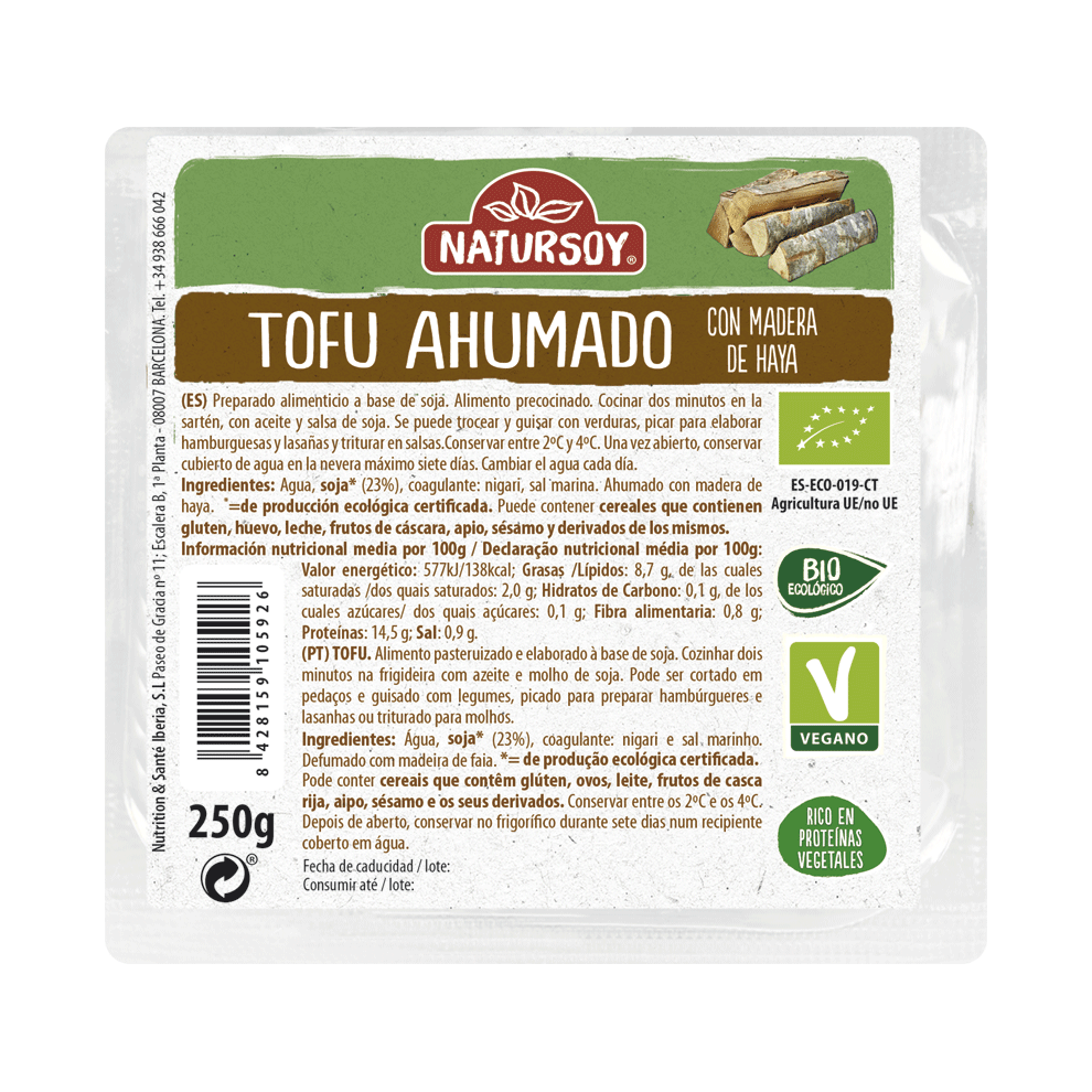 TOFU AFUMADO 250G - NATURSOY