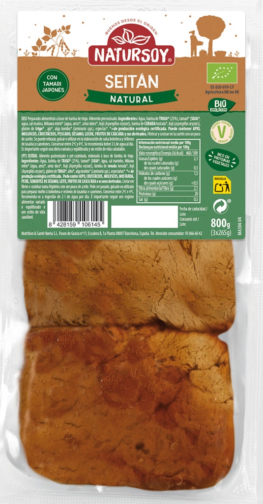 SEITAN NATURSOY 800G