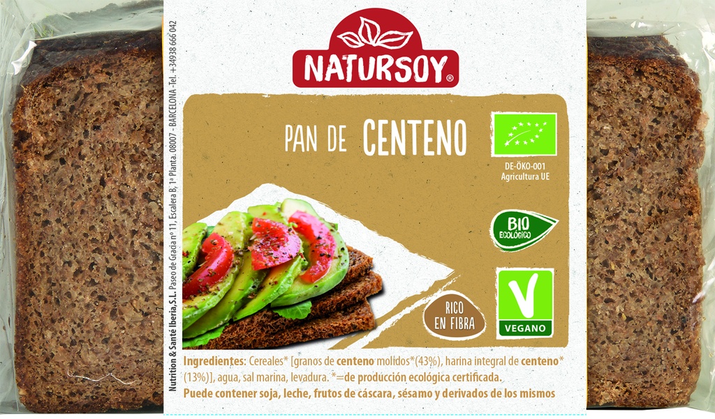 PAN CENTEO INTEGRAL NATURSOY 500G