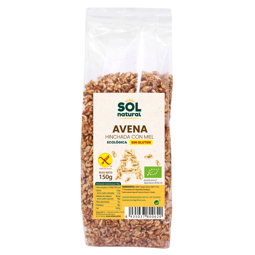 AVEA INCHADA MEL S/G 150G - SOLNATURAL[R]