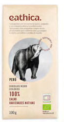 CHOCOLATE 100% PERU 100G - EATHICA