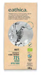 CHOCOLATE NEGRO HAITI 72% EATHICA 100G