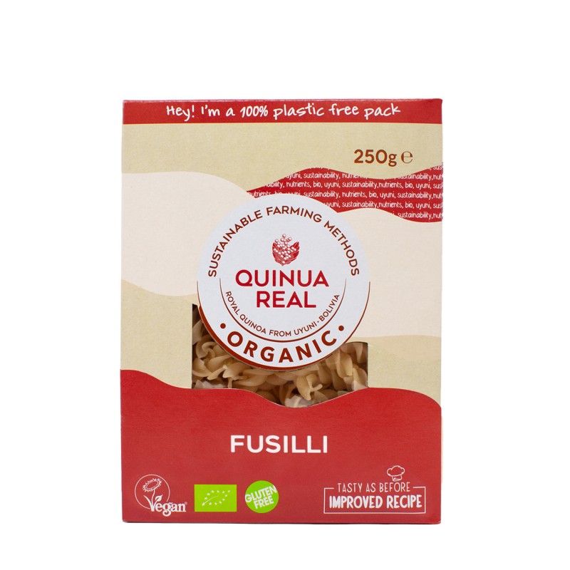 ESPIRAIS ARROZ QUINOA S/G QUINUA REAL 250G