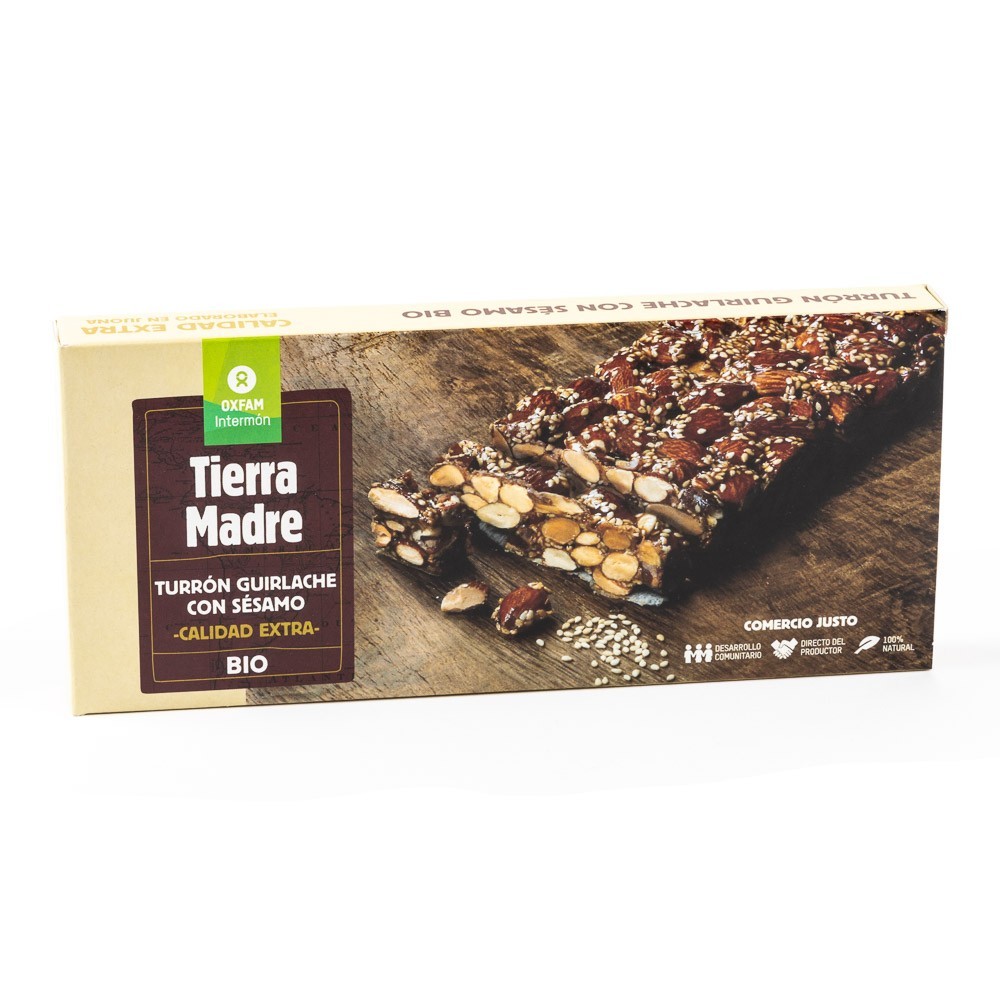 TURRON GUIRLACHE SESAMO OXFAM 200G