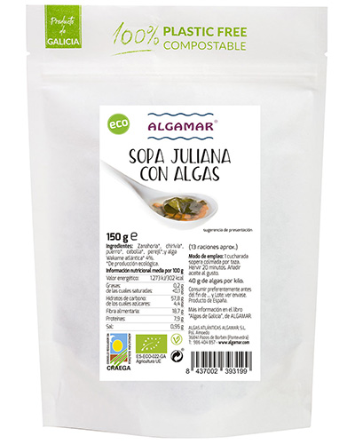 SOPA XULIANA ALGAS ALGAMAR 150G