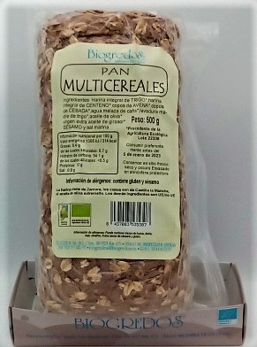 PAN MULTICEREAIS 500G - BIOGREDOS