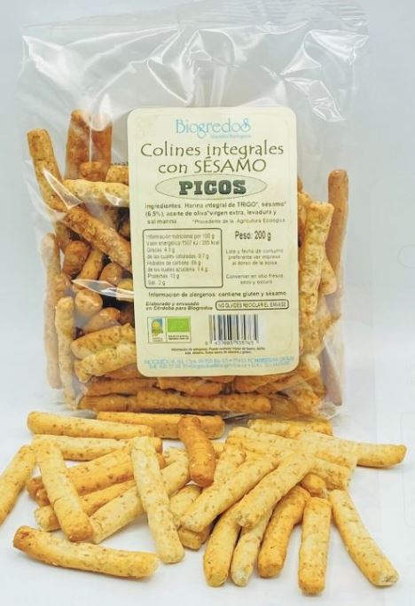 PICOS INTEGRAIS SESAMO BIOGREDOS 200G