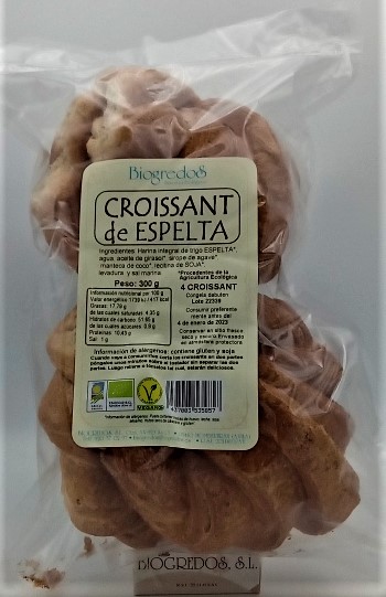 CROISSANTS DE ESPELTA 4UD - BIOGREDOS