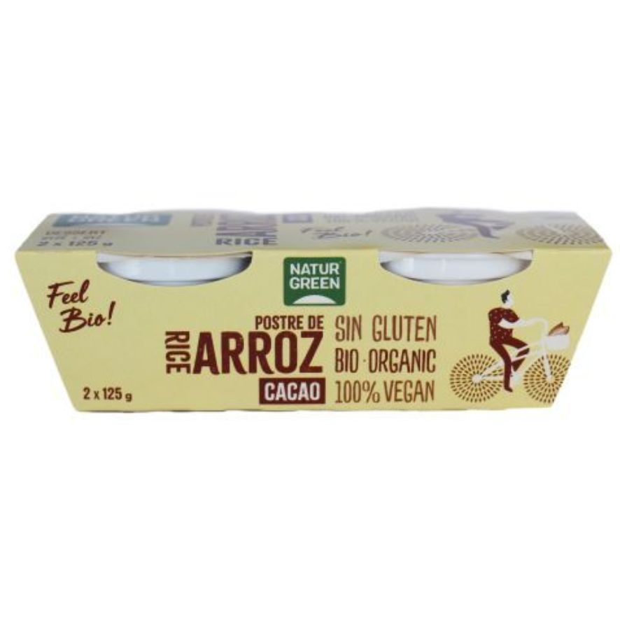 SOBREMESA ARROZ CHOCOLATE NATURGREEN 2X125G [P]