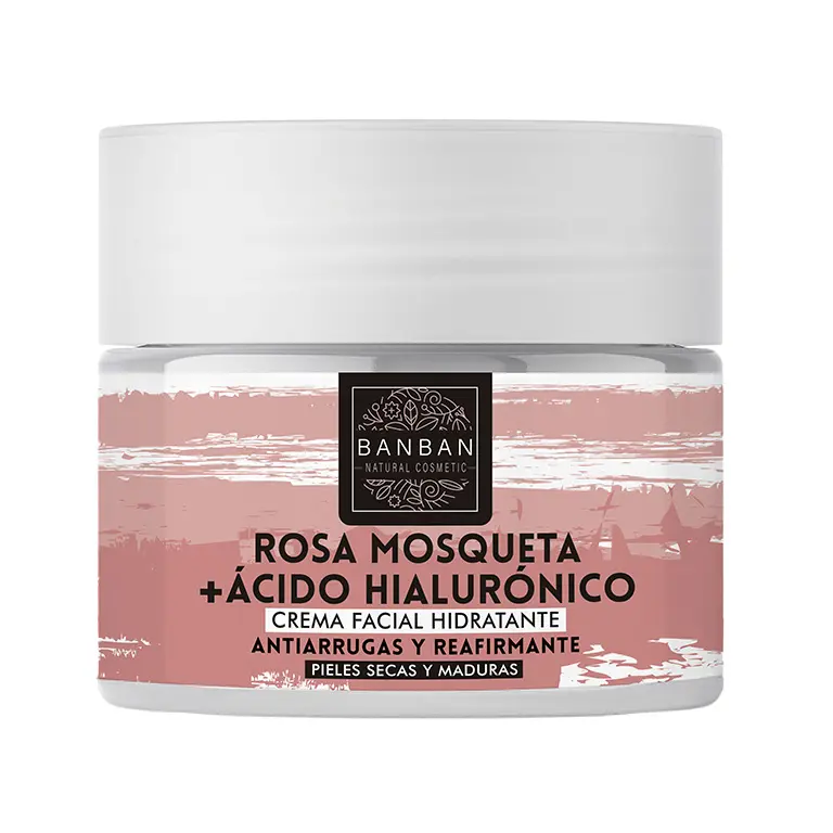 CREMA FACIAL ROSA MOSQUETA BANBAN 50ML