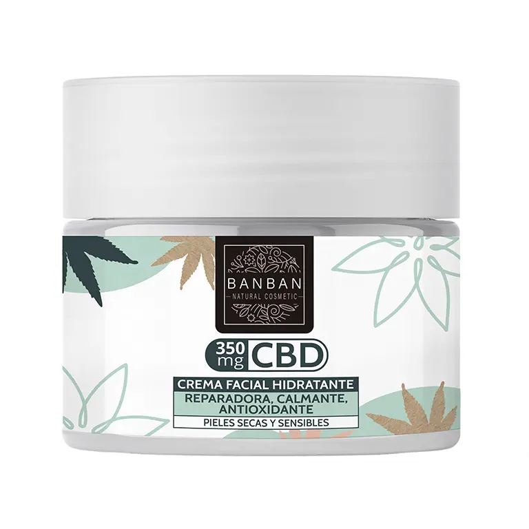 CREMA FACIAL CBD 350MG BANBAN 50ML