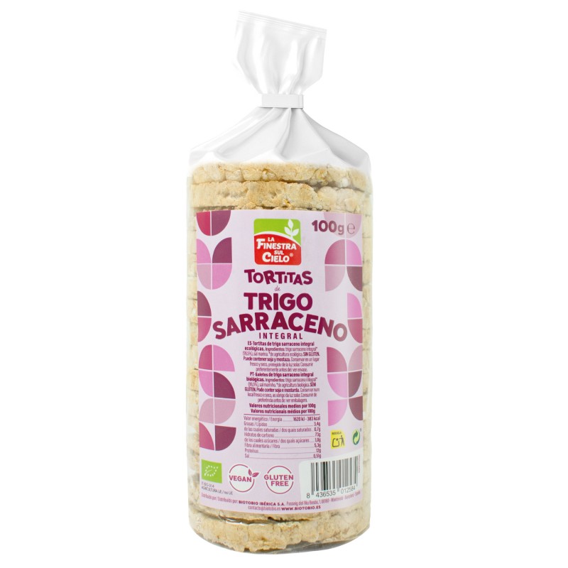 TORTAS TRIGO SARRACENO INTEGRAL FINESTRA 100G