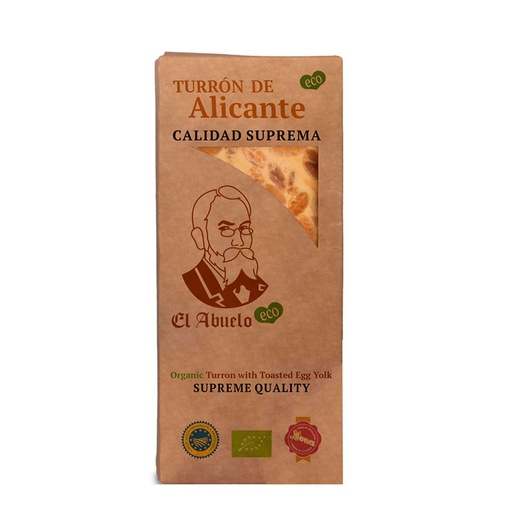 [8410575610047] TURRON VEGANO AMENDOA EL ABUELO 200G