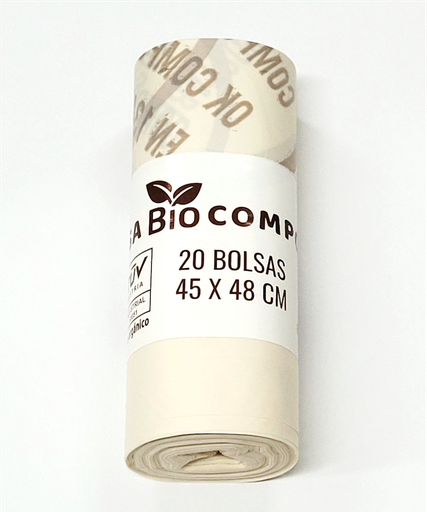 [8411921507738] BOLSAS LIXO COMPOSTABLES 45X48 HOTEL CLEAN 13L