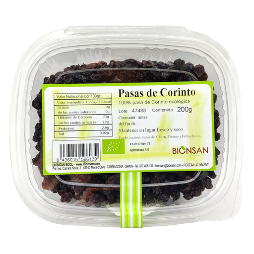 [8436015596139] PASAS CORINTO BIONSAN 200G