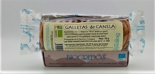 [8437003535178] GALLETAS CANELA 200G - BIOGREDOS